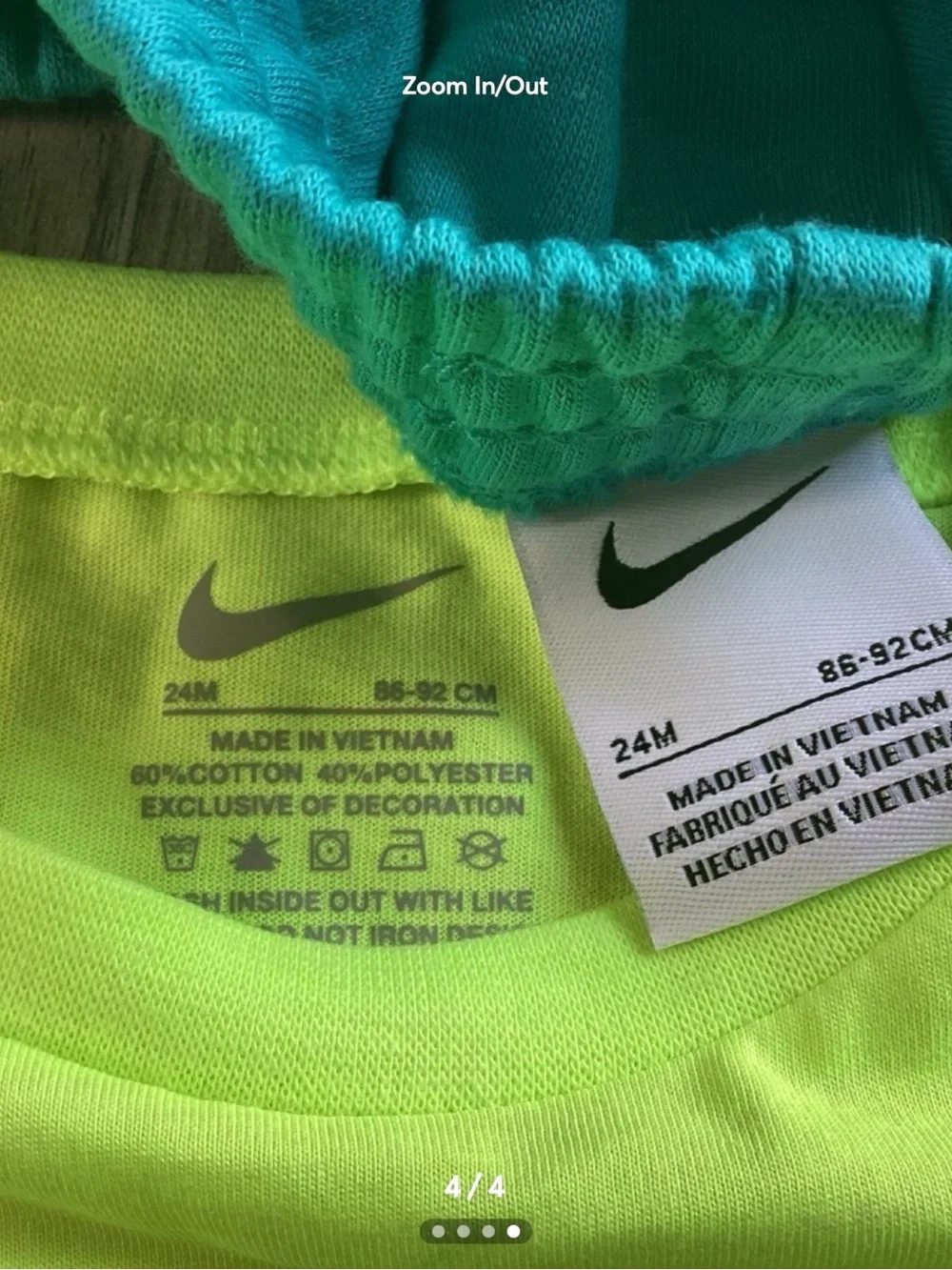 Boys Nike Tee & Shorts Set size 24 months(NWT) ~PRICE FIRM, NO OFFERS~ - Picture 4 of 4